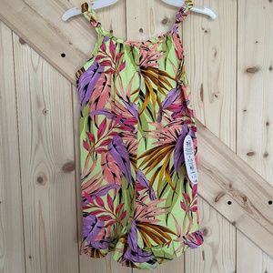 Wonder Nation Tropical Print Romper NWT Size 3T